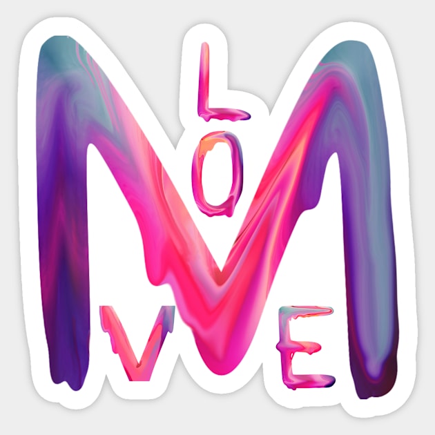 Love -Black background Sticker by Avivacreations
